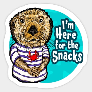 CUTE FROM HOME Otter Sticker